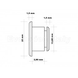 KIT NOTTOLINO in ACCIAIO INOX A2 per Disco Freno Semiflottante 3 mm KIT NOTTOLINO in ACCIAIO INOX A2 per Disco Freno Semiflottante 3 mm