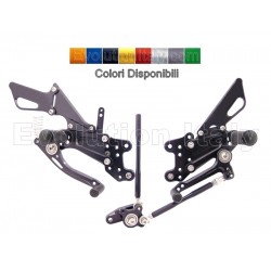 Pedane Arretrate Racing per HONDA CBR 600 RR NO ABS 2007-2024