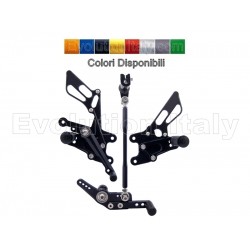 Pedane Arretrate Racing per HONDA CBR 1000 RR NO ABS 2008-2016