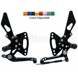 Pedane Arretrate Racing per KAWASAKI Z 1000 2010-2013