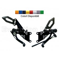 Pedane Arretrate Racing per KAWASAKI NINJA 1000 ZX 10 R 2006-2007