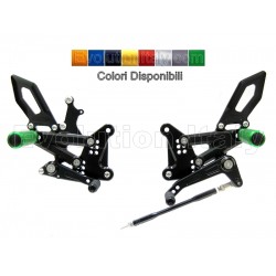 Pedane Arretrate Racing per KAWASAKI NINJA 400 ZX 4 R