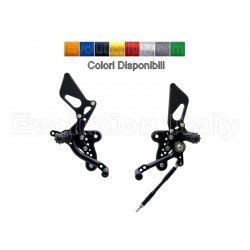 Pedane Arretrate Racing per SUZUKI GSXR 1300 HAYABUSA NO ABS 1999-2015