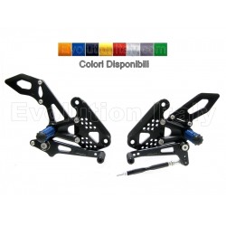 Pedane Arretrate Racing per SUZUKI GSXR 250 2016-2021