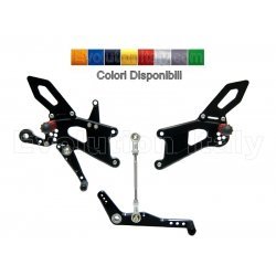 Pedane Arretrate Racing per TRIUMPH DAYTONA 675 2013-2016