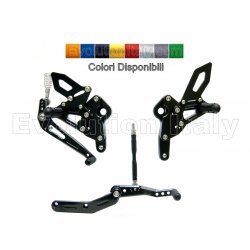 Pedane Arretrate Racing per YAMAHA MT 09 850 2013-2020 no cambio elettronico