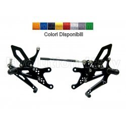 Pedane Arretrate Racing per YAMAHA YZF R1 1000 2004-2006