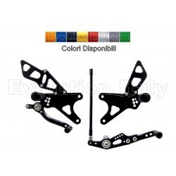 Pedane Arretrate Racing per YAMAHA YZF R1 1000 2009-2014