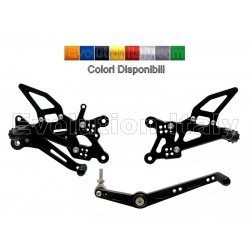 Pedane Arretrate Racing per YAMAHA YZF R6 600 2006-2020